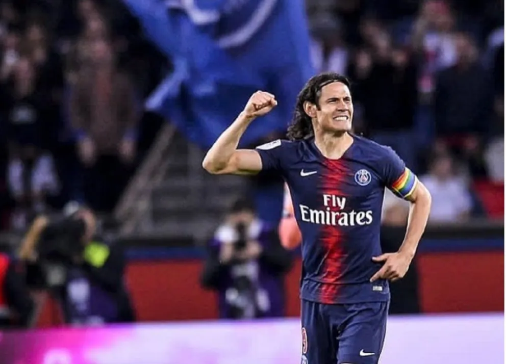 Edinson Cavani. Fuente (Instagram)