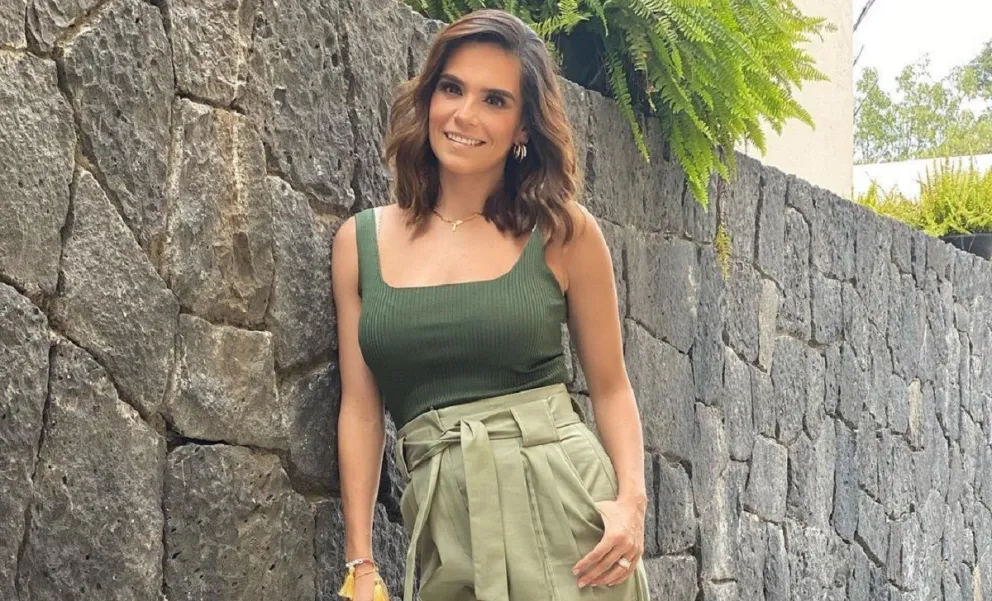 Tania Rincón en su embarazo