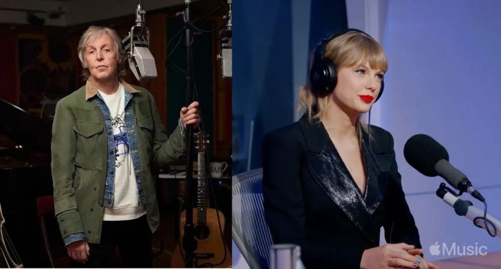 Paul McCartney y Taylor Swift. Fuente (Instagram)