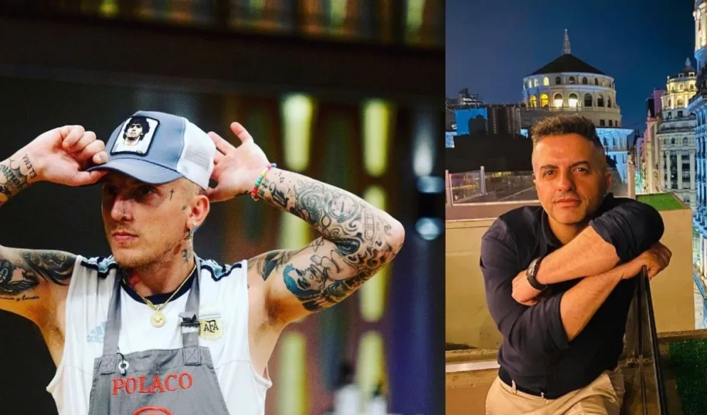 El Polaco y Ángel De Brito. Fuente (Instagram)