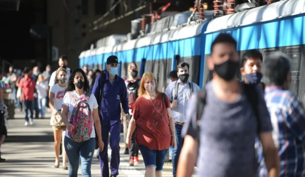 Paro de trenes. Fuente: (Twitter)