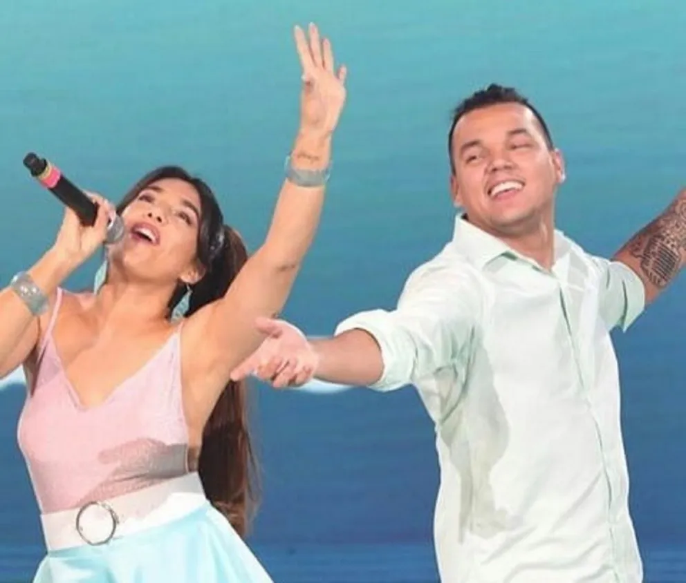 Ángela Leiva y Brian Lanzelotta. Fuente (Instagram)