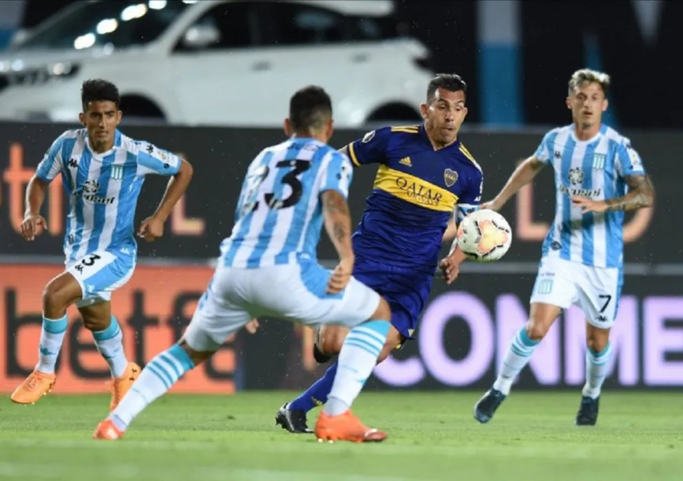 Boca - Racing: las formaciones del los equipos argentinos