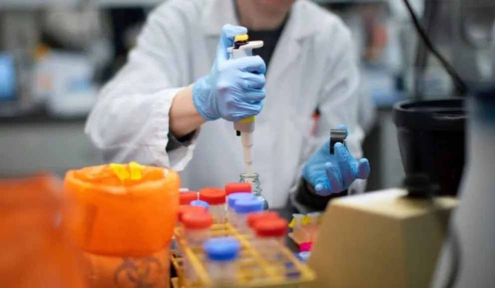 Laboratorio Covid 19. Fuente: (Twitter)