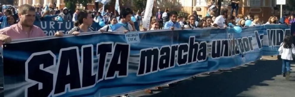 |FOTOS Y VIDEOS| Aborto: a tres días del debate, Salta, se movilizó masivamente en contra de la Ley IVE