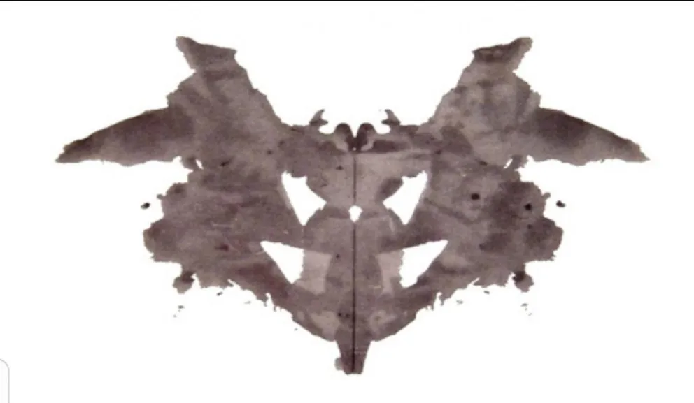 Prueba de Rorschach. Fuente: (Twitter)