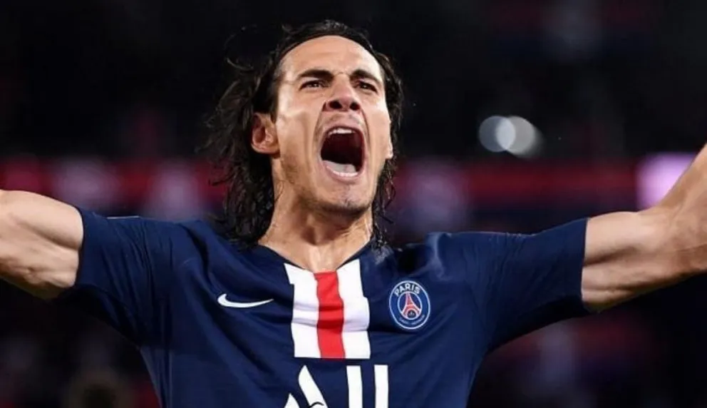 Edinson Cavani. Fuente: (Twitter)