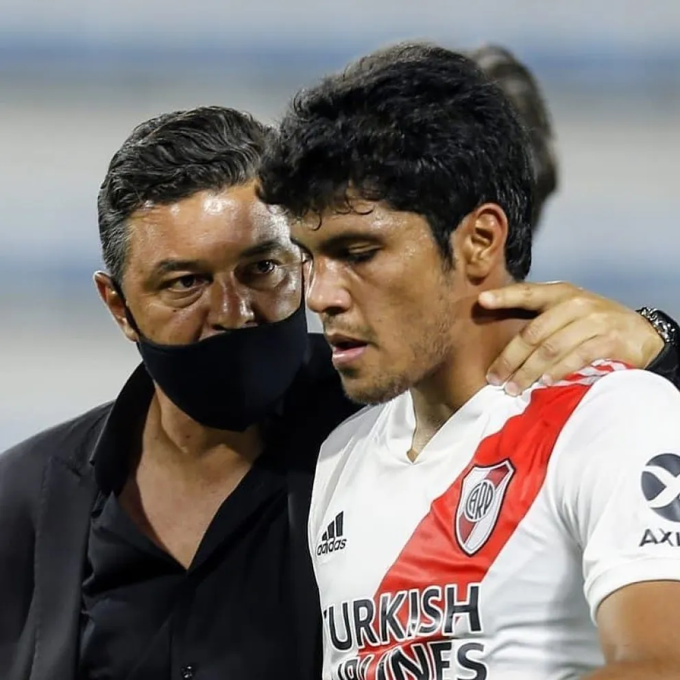 La arenga de Marcelo Gallardo: "rompele el tobillo"