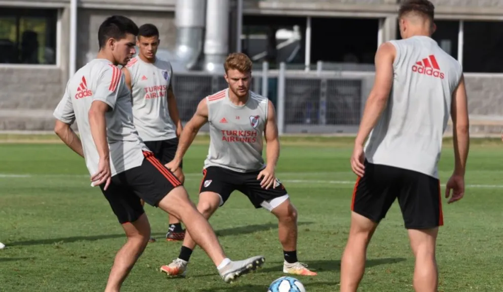 Práctica River Plate. Fuente: (Twitter)