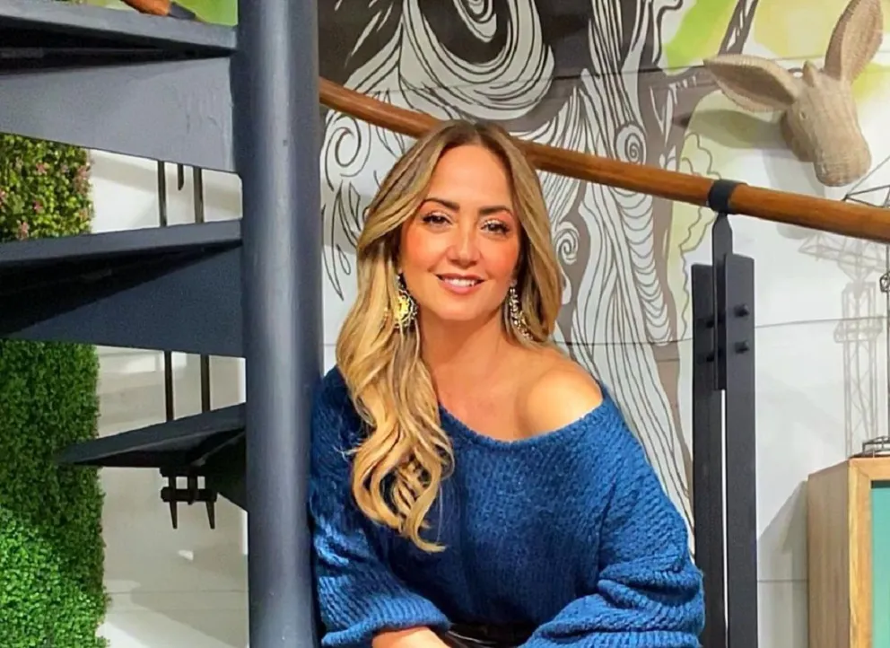 Andrea Legarreta conmovió a todos