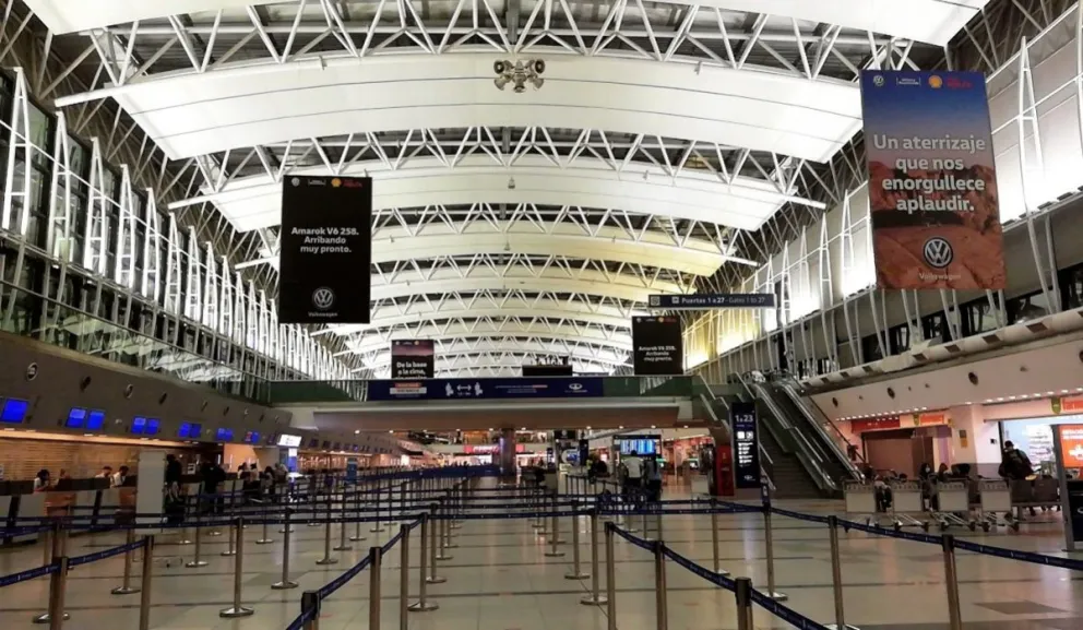Aeropuerto de Ezeiza. Fuente: (Twitter) 