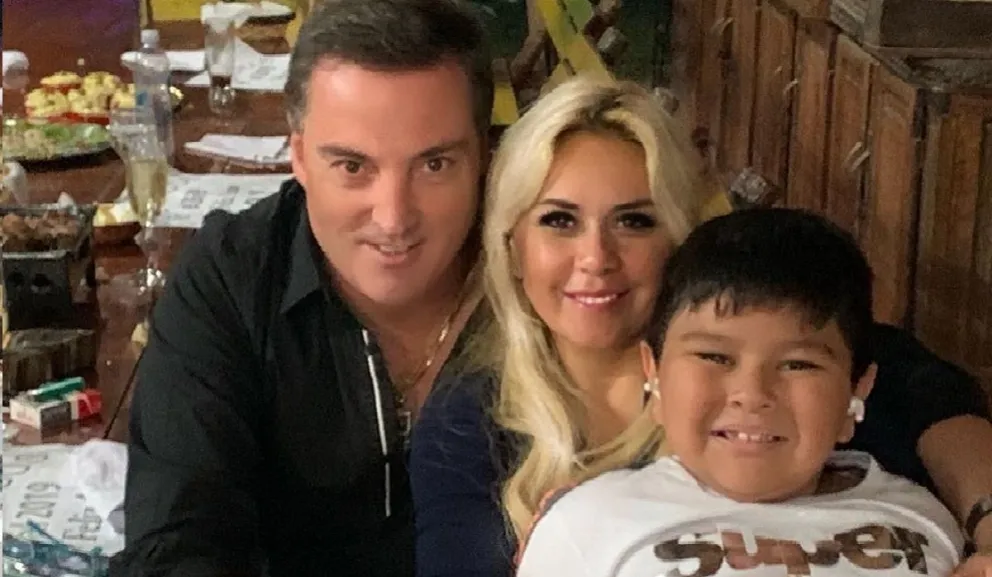 Mario Baudry, Verónica Ojeda y Dieguito Fernando Fuente:(Instagram)