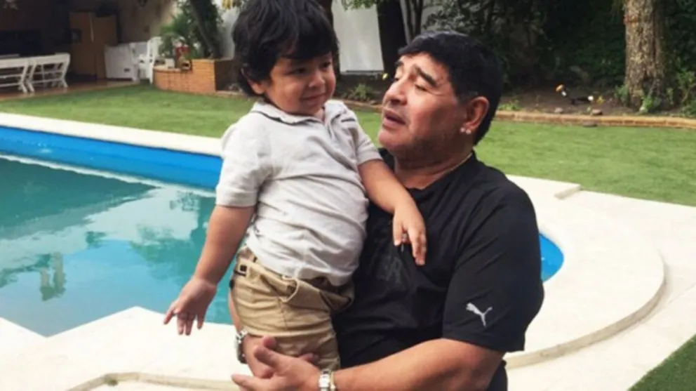 Diego y Dieguito Maradona. Fuente (Instagram)