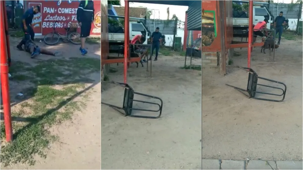 El impactante video de un policía de Santiago del Estero asfixiando a un joven esposado hasta desmayarlo