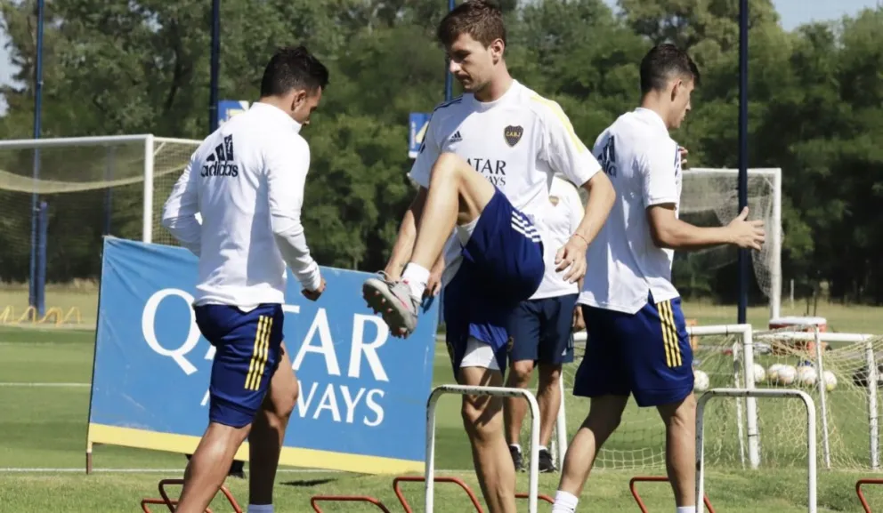 Práctica Boca Juniors. Fuente: (Twitter)