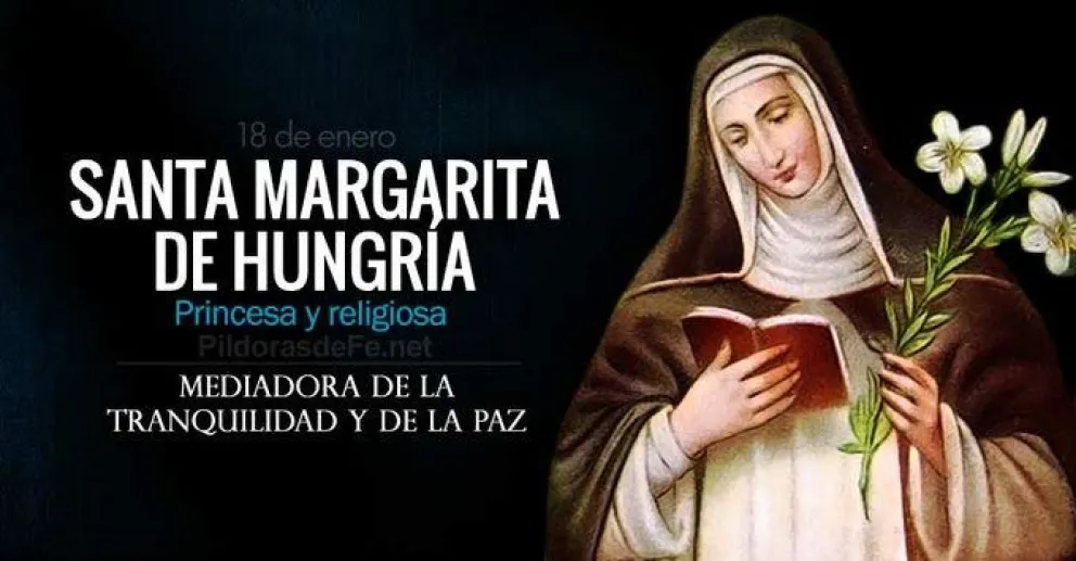 Santa Margarita de Hungría. Fuente: Twitter