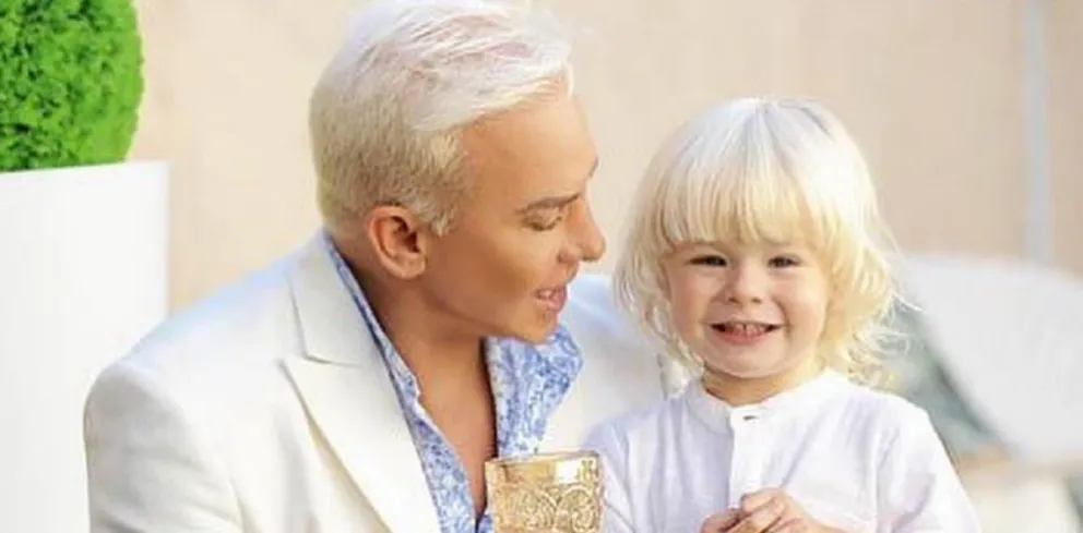 Flavio Mendoza y su hijo. Fuente (Instagram)