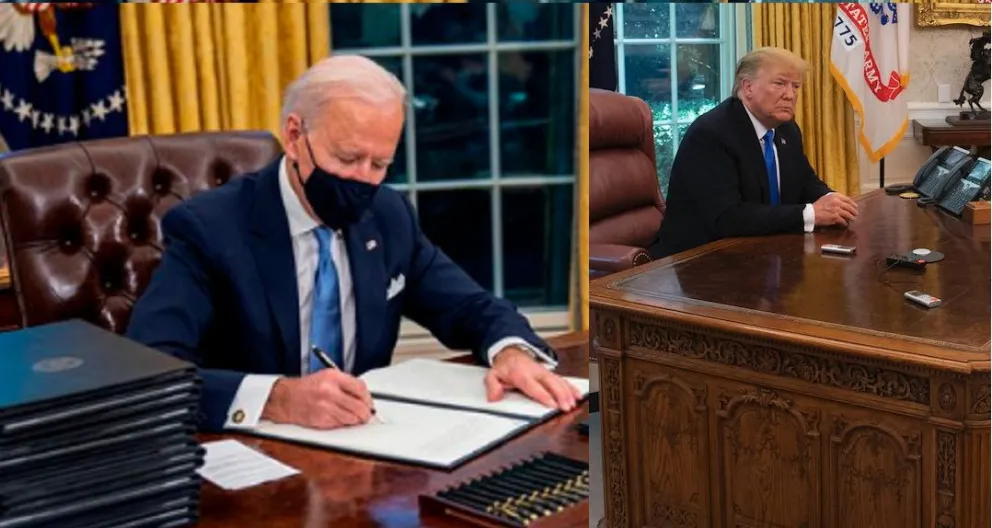 Joe Biden y Donald Trump. Fuente (Instagram)
