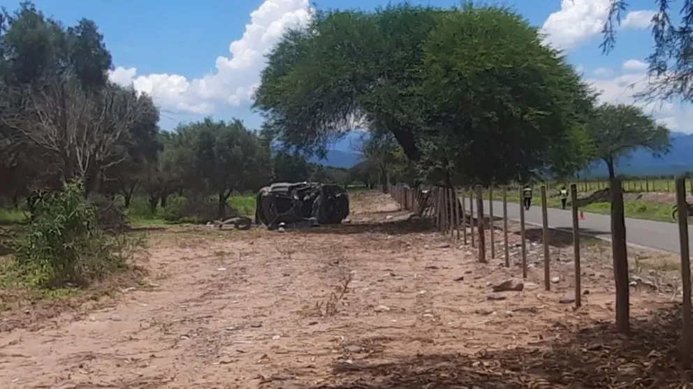 Vuelco en Coronel Moldes 