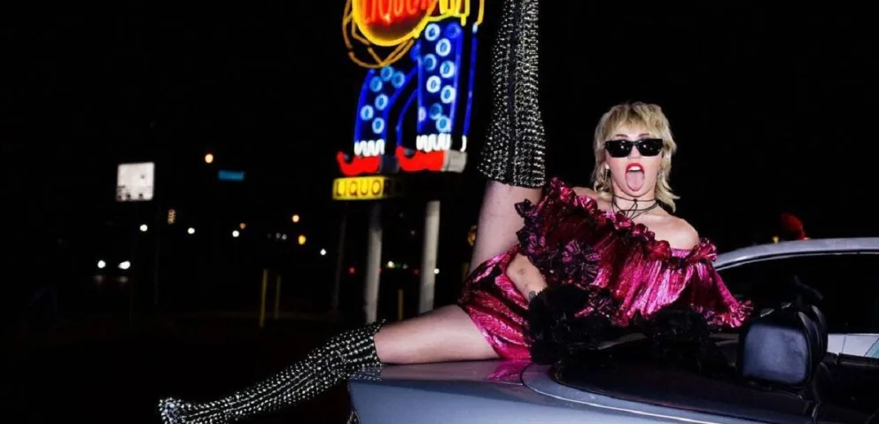 Miley Cyrus causó furor