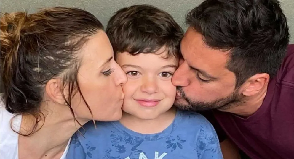 Mariana Brey y su familia. Fuente (Instagram)