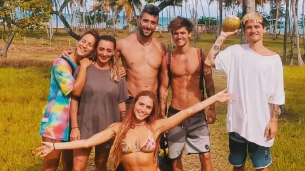 Flor Vigna y sus amigos Fuente:(Instagram)