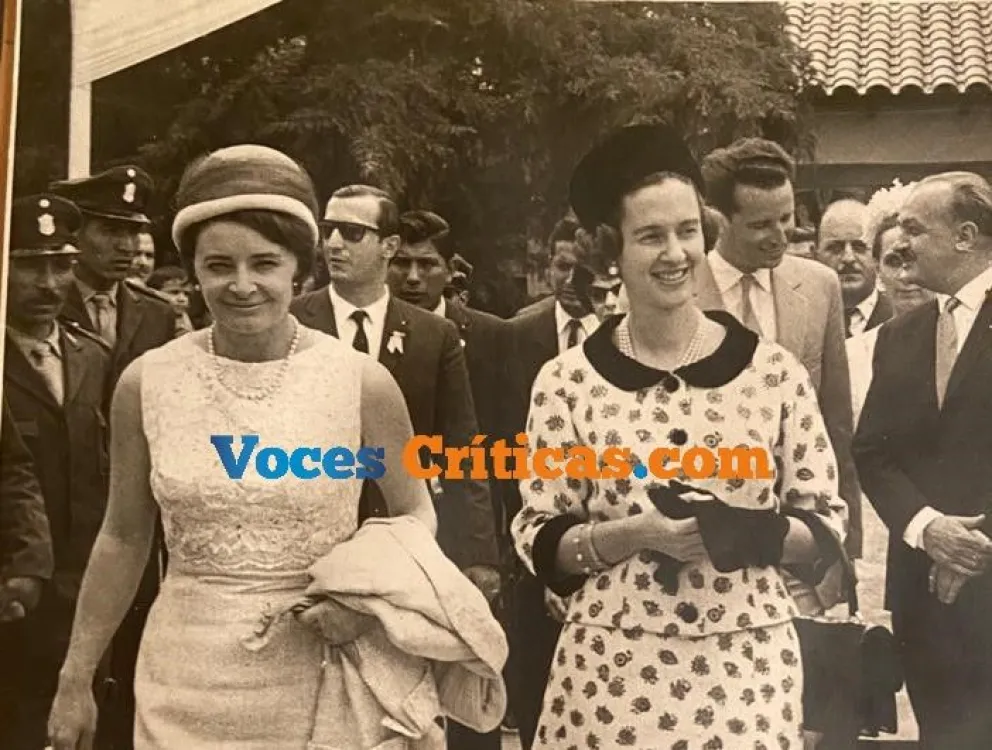 Fabiola de Bélgica en compañía de Alicia Alzola