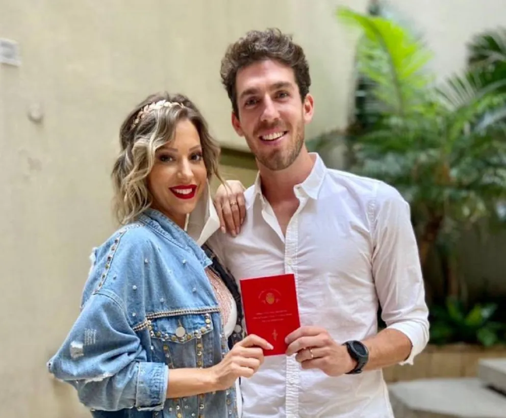 Noelia Marzol se casó con su pareja Ramiro Arias y compartió las románticas fotos del momento