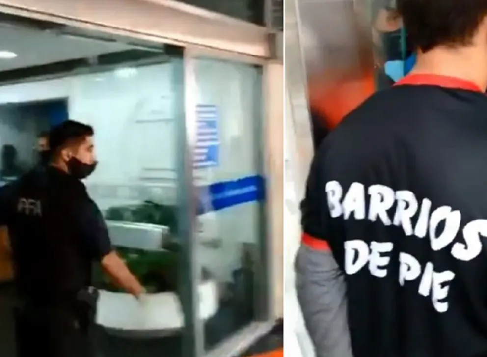 Santiago del Estero: denuncian a Barrios de Pie por "retener" planes en la puerta de un banco