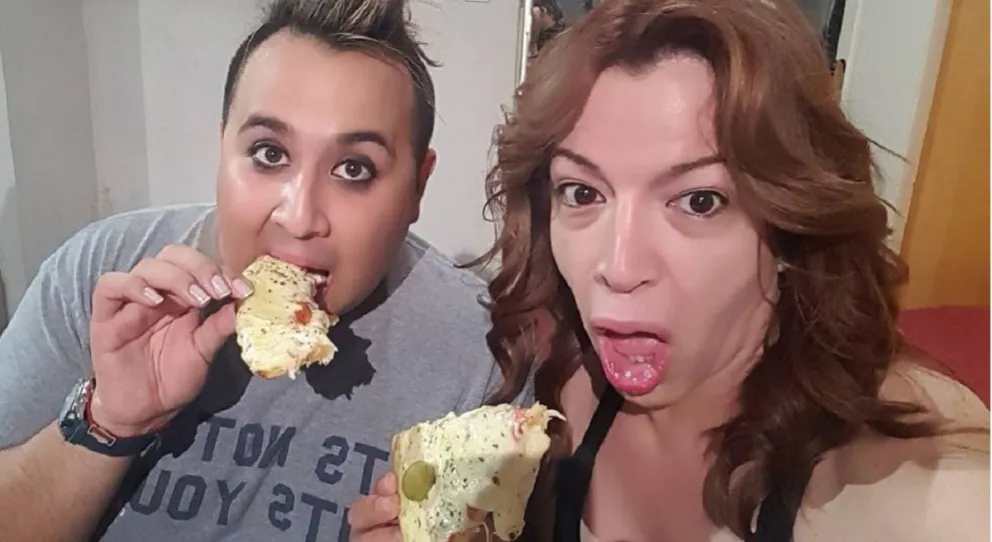 Lizy Tagliani y Floppy. Fuente (Instagram)