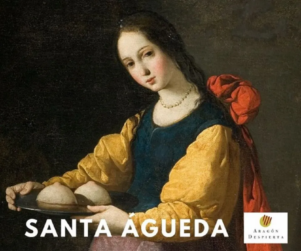 Santa Águeda. Fuente: Twitter