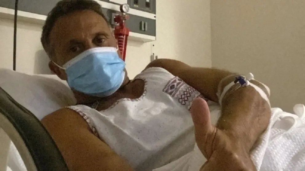 Sergio Lapegüe compartió un fuerte mensaje para todos desde su internación: "Estoy peleando hasta el final"