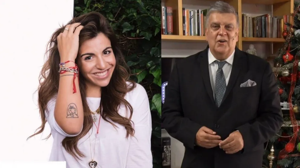 Gianinna Maradona y Luis Ventura. Fuente (Instagram)