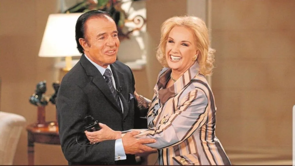 Mirtha Legrand recordó a Carlos Menem: "Para el presidente todo honor y gloria"