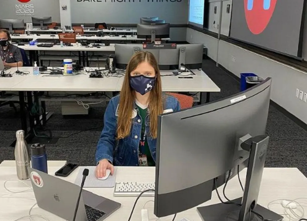 Clara O'Farrell, la joven argentina que deja huella en la NASA y ayudó al Perseverance