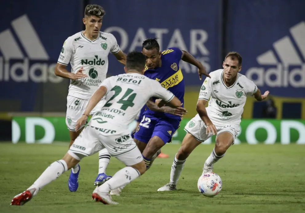 Boca no pudo pasar del empate ante Sarmiento en La Bombonera