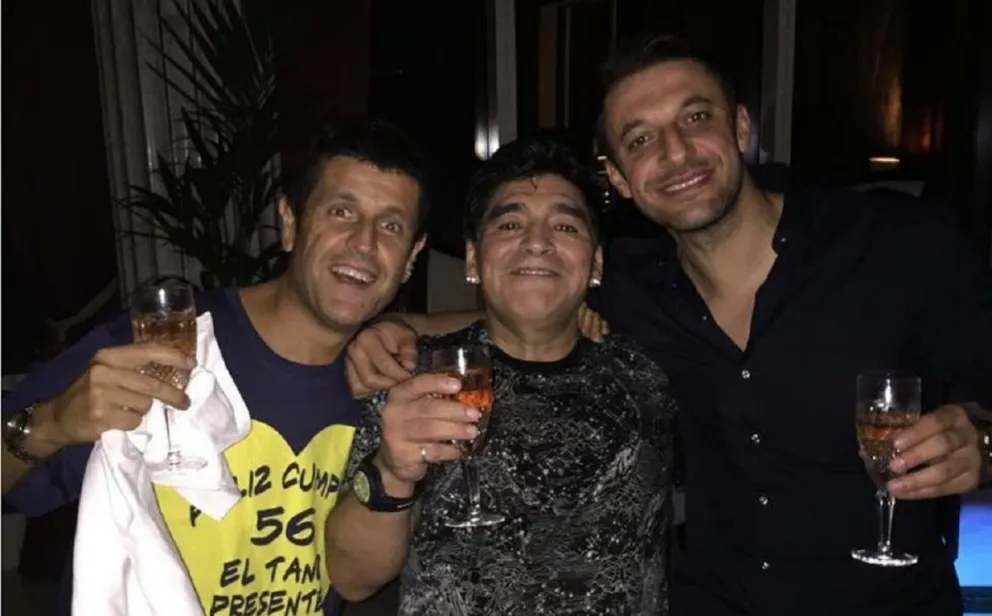 Matías Morla y Diego Maradona. Fuente (Instagram)