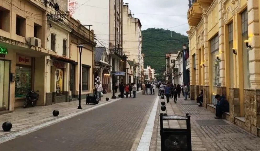 Calles salteñas. Fuente: (Twitter)