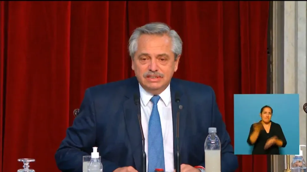 Alberto Fernández en el Congreso admitió que "creció la pobreza" en Argentina