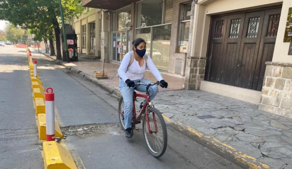Circulación en calles de Salta. Fuente: (Twitter)