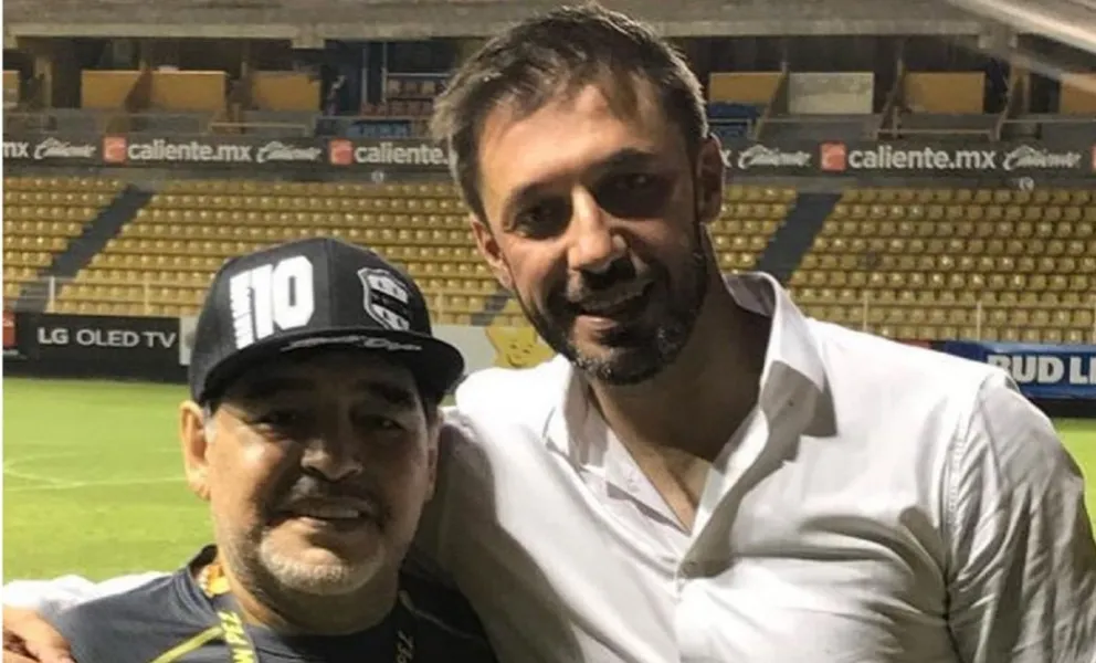 Matías Morla y Diego Maradona. Fuente (Instagram)