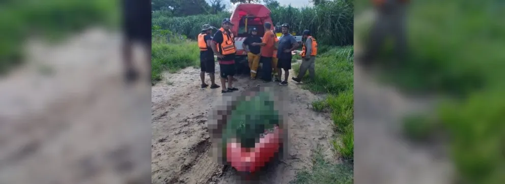 Tragedia y triste final en el Río Bermejo: hallan el cadáver de uno de los pasajeros del gomón de la muerte