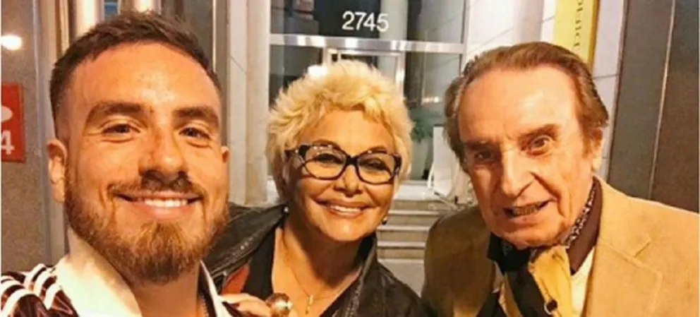 Fede Bal, Santiago Bal y Carmen Barbieri. Fuente (Twitter)
