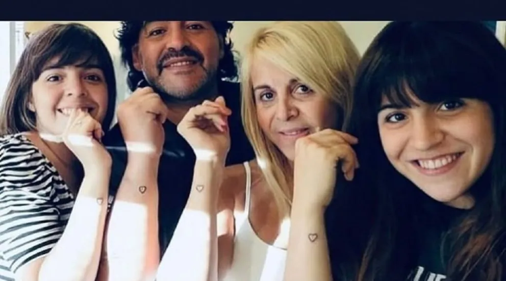 Familia Maradona. Fuente (Instagram)