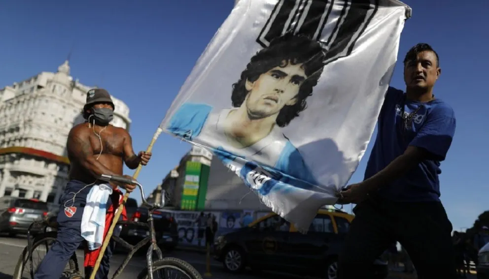 Marcha por Diego Maradona Fuente:(Instagram)