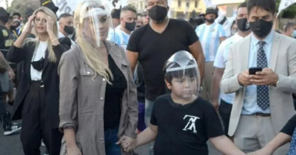 Verónica Ojeda y Dieguito Fernando. Fuente (Instagram)