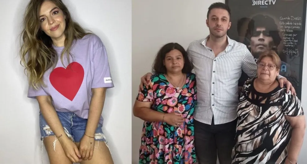 Dalma Maradona, sus tías y Matías Morla. Fuente (Instagram)