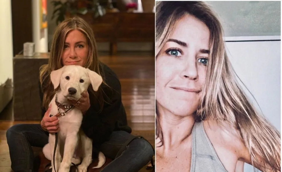 Jennifer Aniston y Florencia Trossero. Fuente (Instagram)