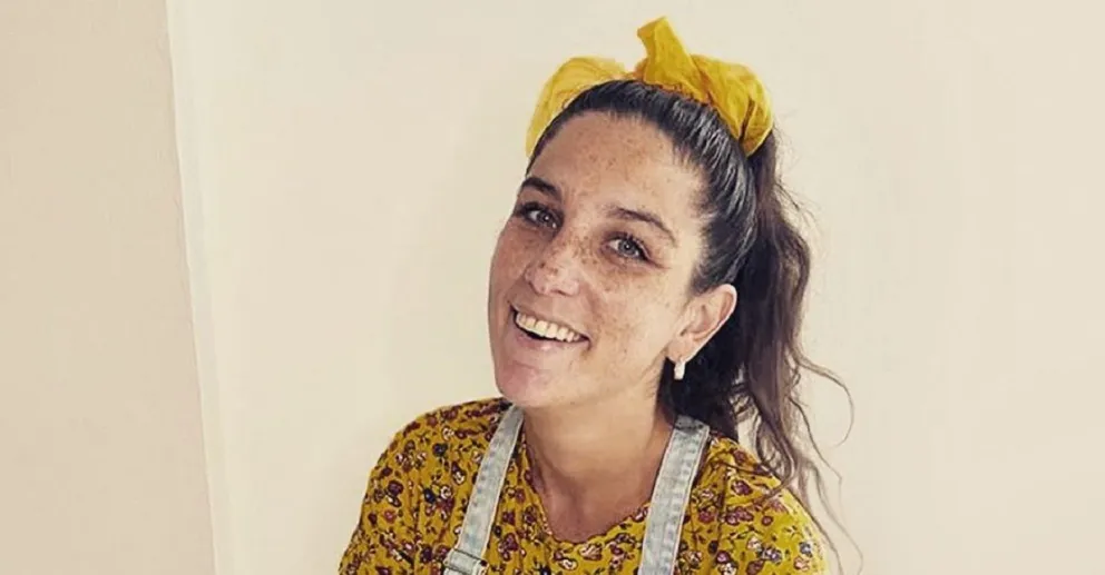 Juana Repetto y su familia