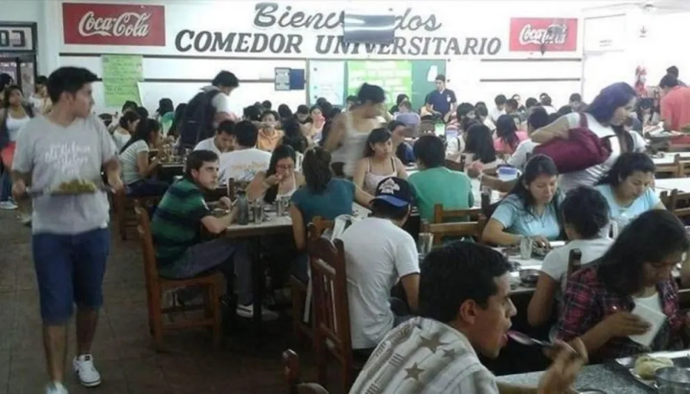 Comedor universitario. Fuente: (Twitter)